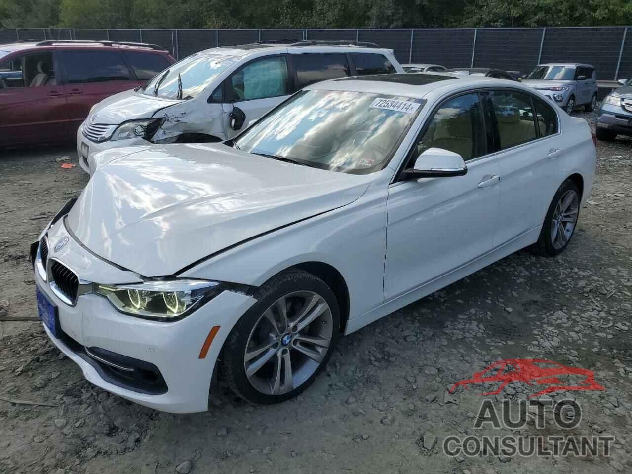 BMW 3 SERIES 2017 - WBA8D9C53HK678130