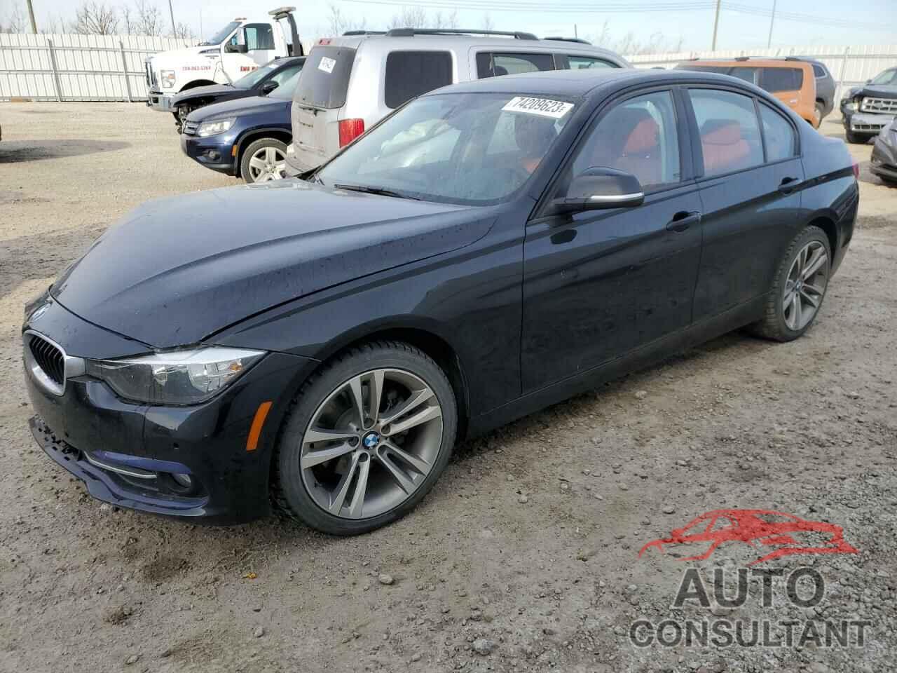 BMW 3 SERIES 2016 - WBA8A3C52GK690435