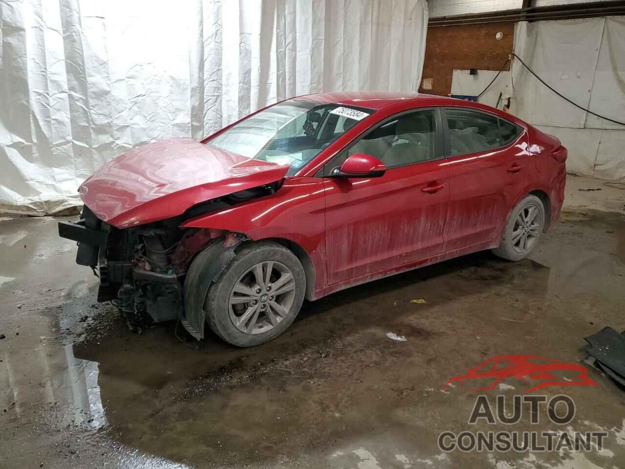 HYUNDAI ELANTRA 2017 - KMHD84LF6HU225489