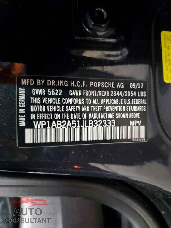 PORSCHE MACAN 2018 - WP1AB2A51JLB32333