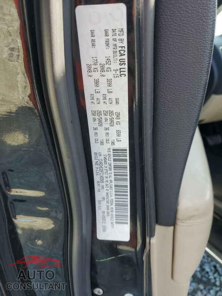 DODGE DURANGO 2015 - 1C4RDHEG5FC145509