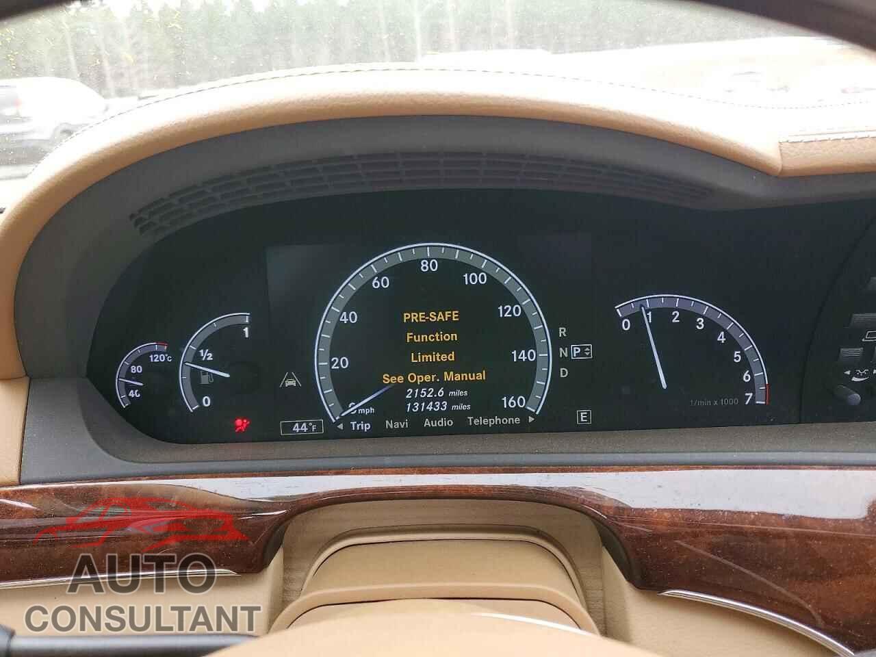 MERCEDES-BENZ S-CLASS 2012 - WDDNG9EB7CA424246