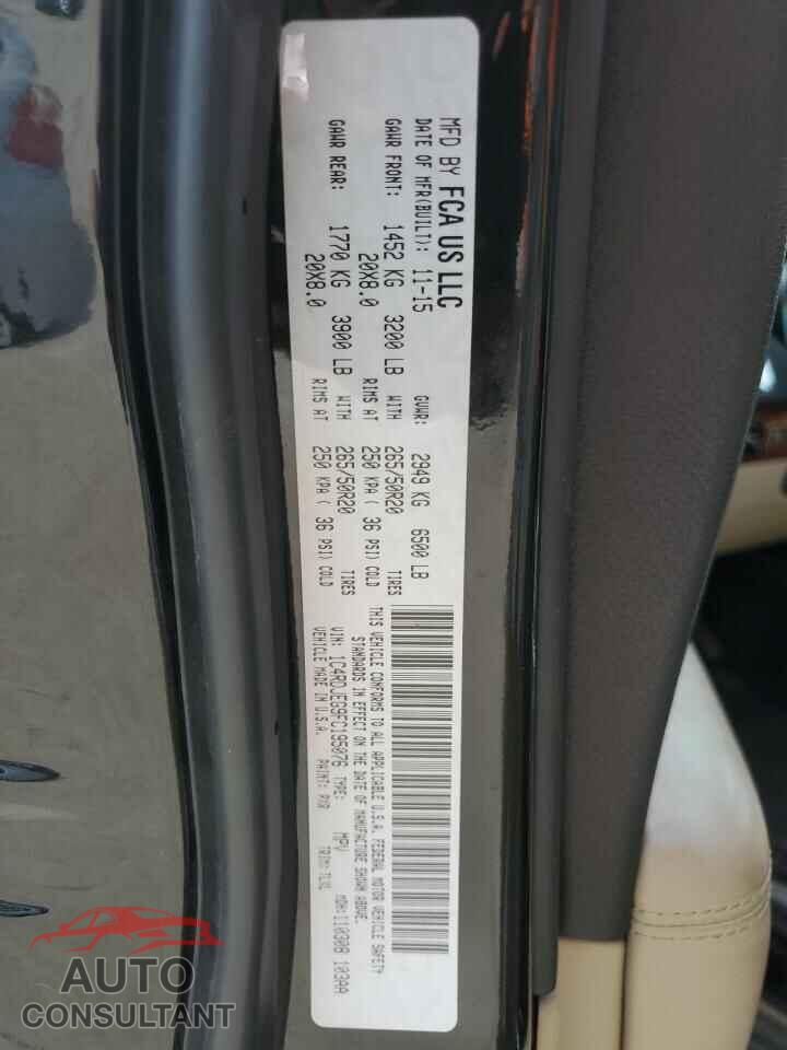DODGE DURANGO 2015 - 1C4RDJEG9FC195076