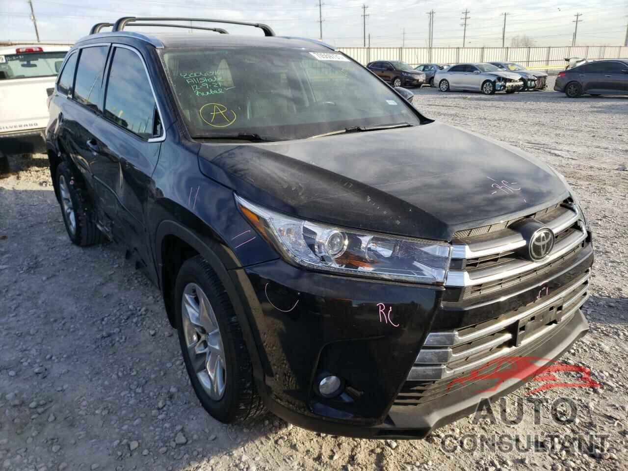 TOYOTA HIGHLANDER 2017 - 5TDYZRFH8HS207027