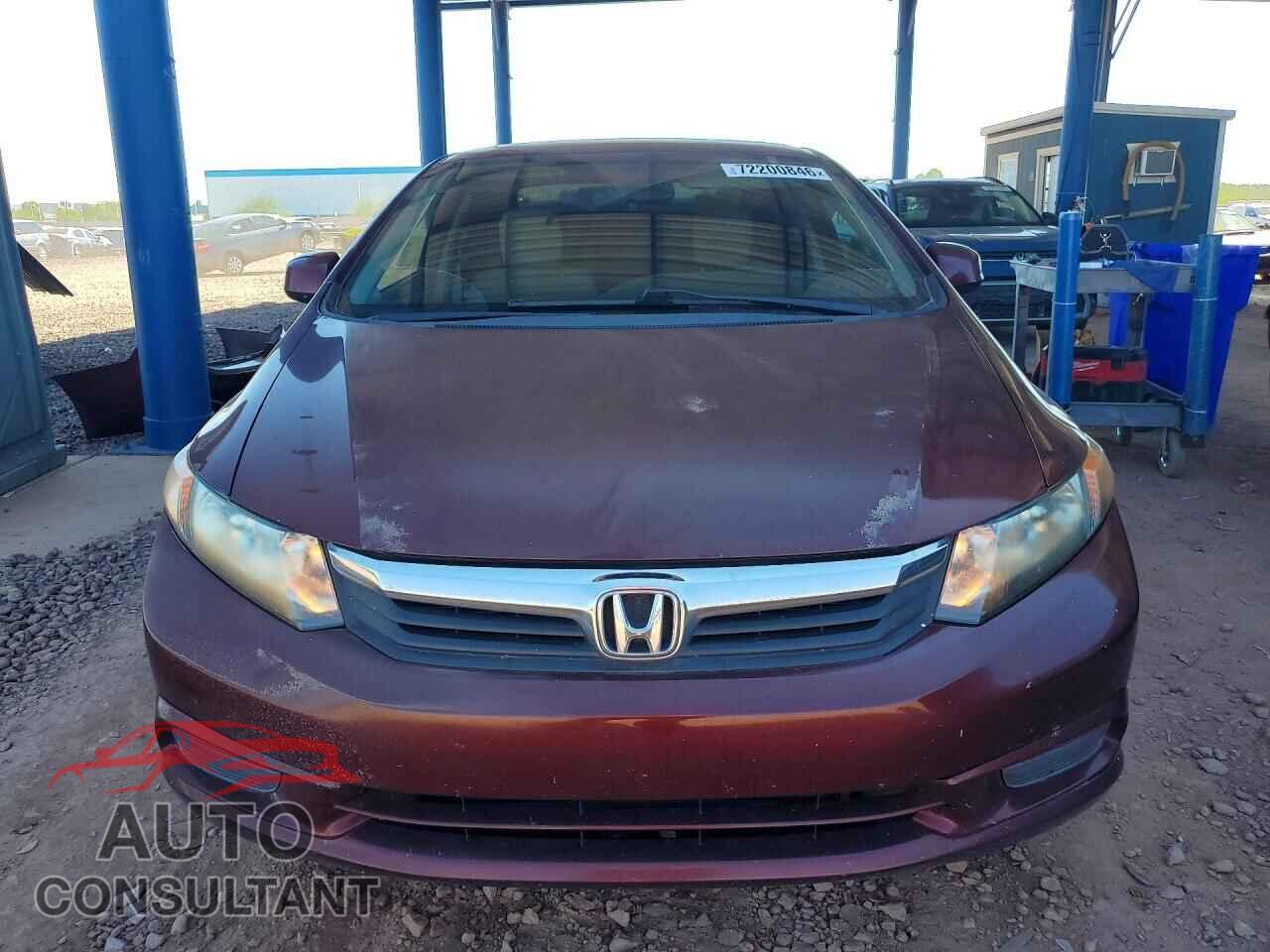 HONDA CIVIC 2012 - 19XFB2F85CE301534