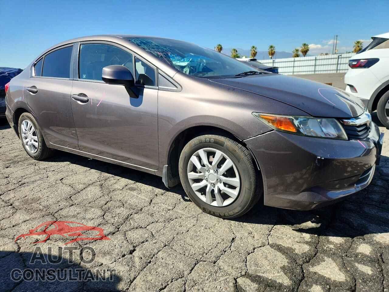 HONDA CIVIC 2012 - 19XFB2F55CE387353