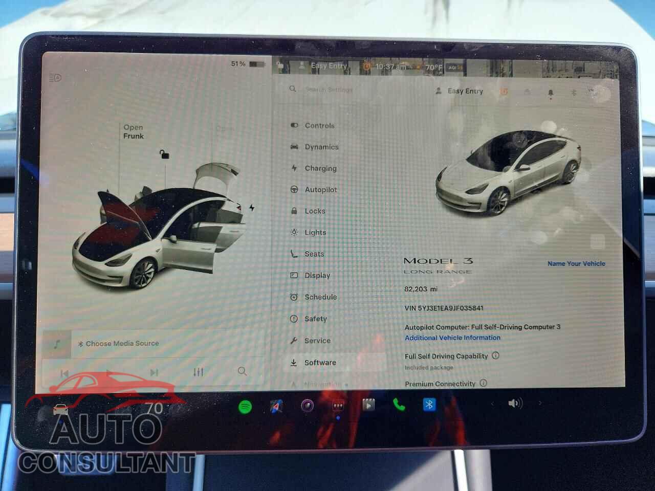 TESLA MODEL 3 2018 - 5YJ3E1EA9JF035841