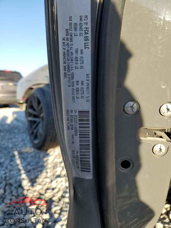 DODGE CHALLENGER 2018 - 2C3CDZFJ7JH288560