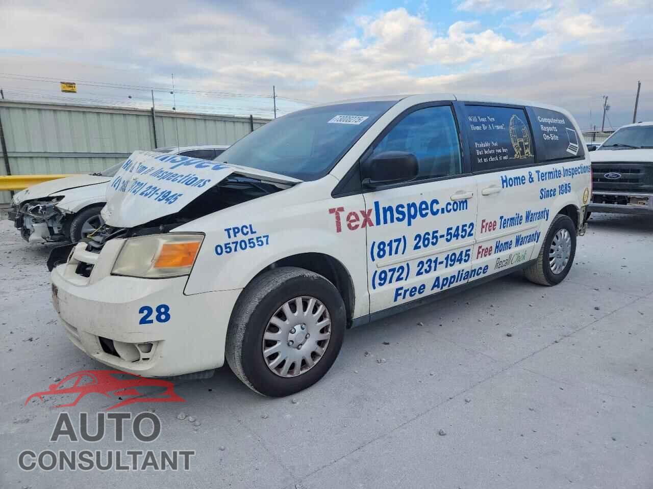 DODGE CARAVAN 2010 - 2D4RN4DE3AR303113