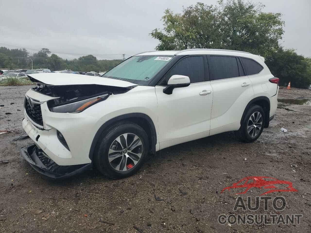 TOYOTA HIGHLANDER 2021 - 5TDGZRBH6MS113420