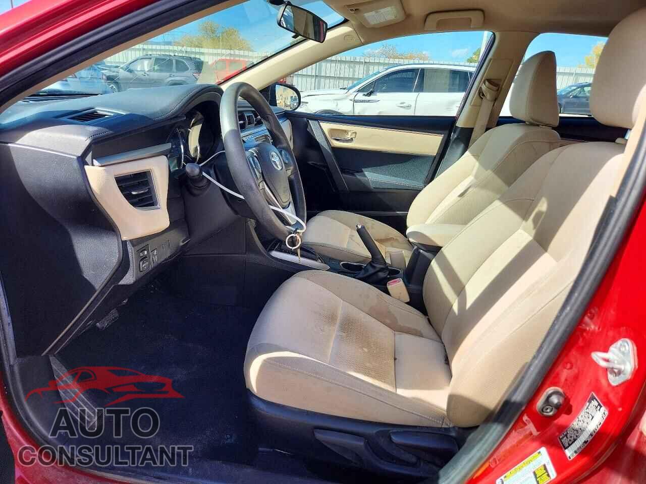 TOYOTA COROLLA 2014 - 5YFBURHE5EP161992