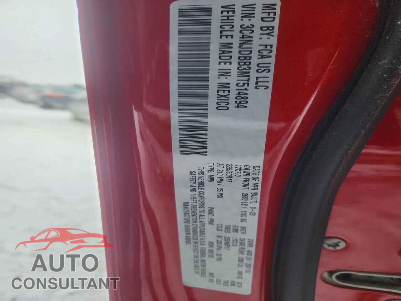 JEEP COMPASS 2021 - 3C4NJDBB3MT514894