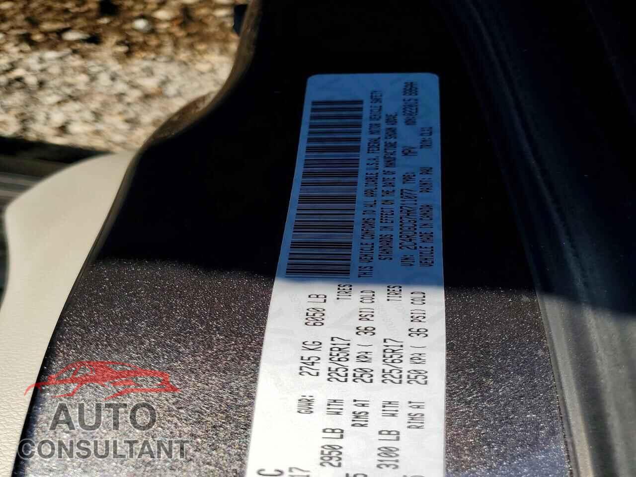 DODGE CARAVAN 2017 - 2C4RDGCG7HR711077