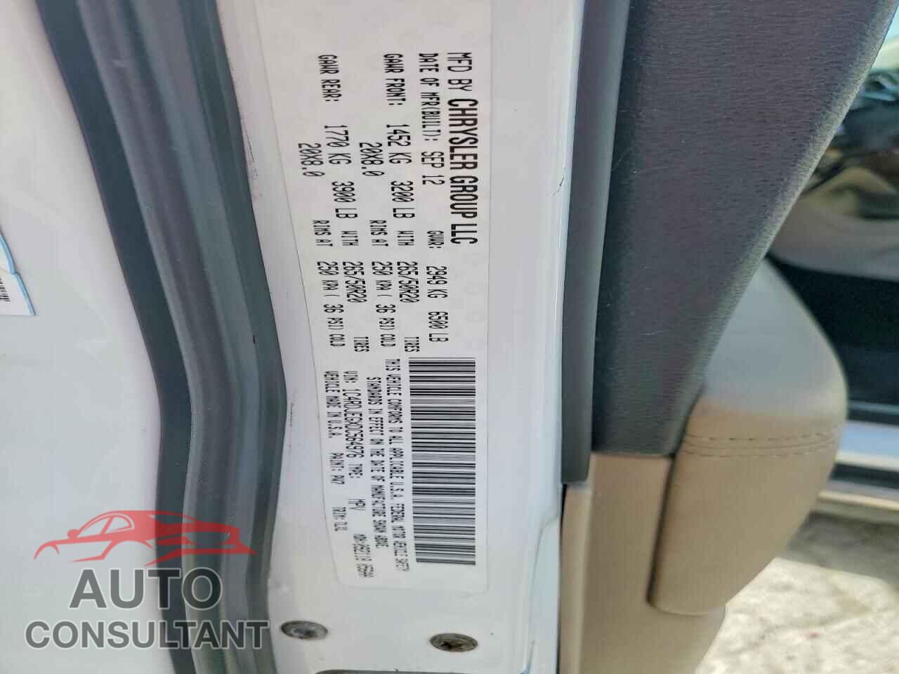 DODGE DURANGO 2013 - 1C4RDJEGXDC564976