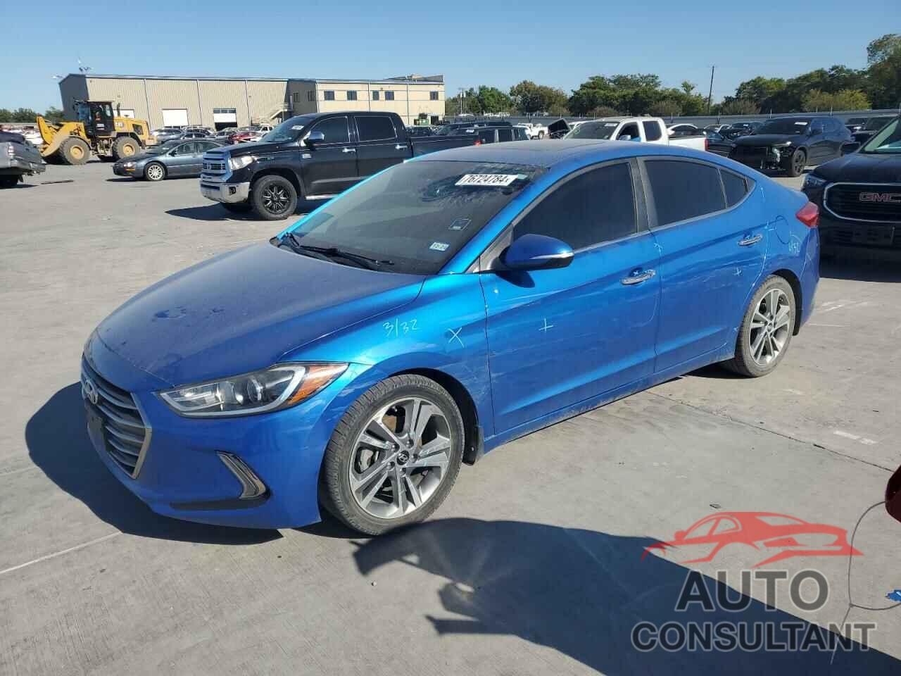 HYUNDAI ELANTRA 2017 - KMHD84LF4HU264632