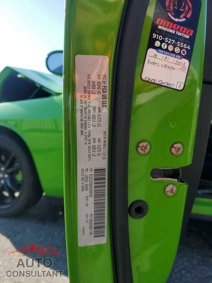 DODGE CHALLENGER 2017 - 2C3CDZAG6HH550736
