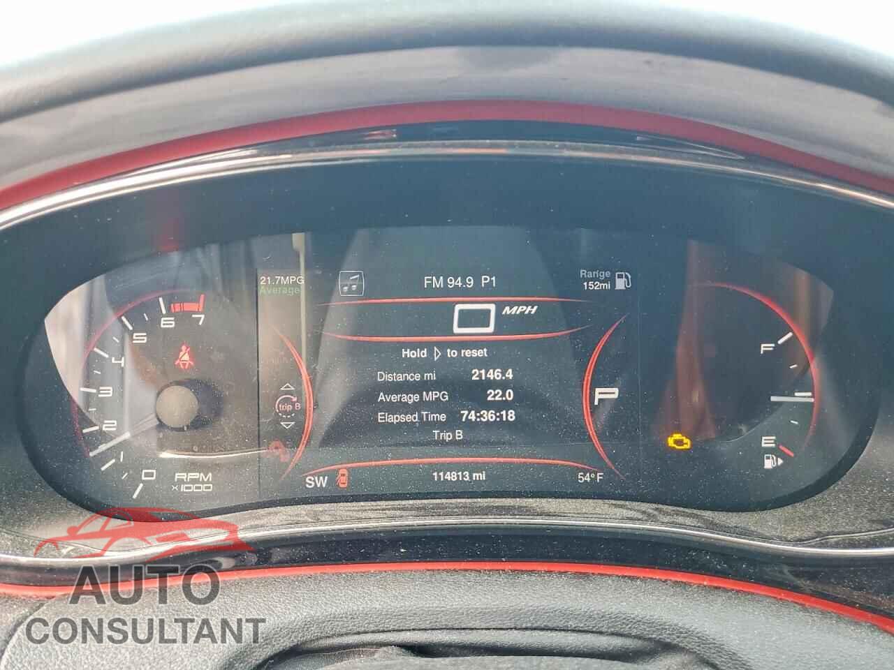 DODGE DART 2015 - 1C3CDFEB4FD253312