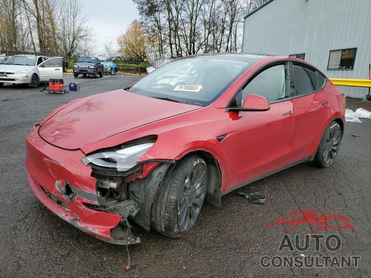 TESLA MODEL Y 2021 - 5YJYGDEF5MF251798