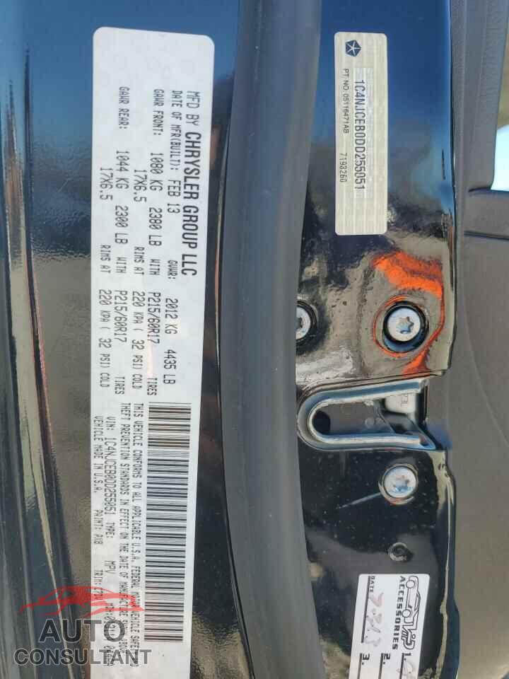 JEEP COMPASS 2013 - 1C4NJCEB0DD255051