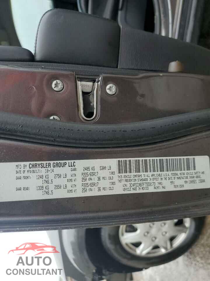 DODGE JOURNEY 2015 - 3C4PDCAB7FT559173