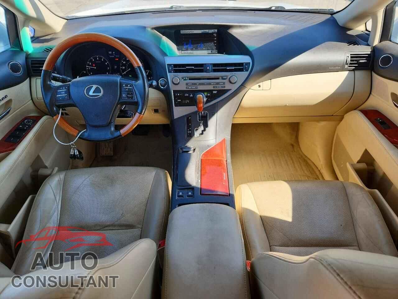 LEXUS RX350 2012 - 2T2BK1BA7CC147727