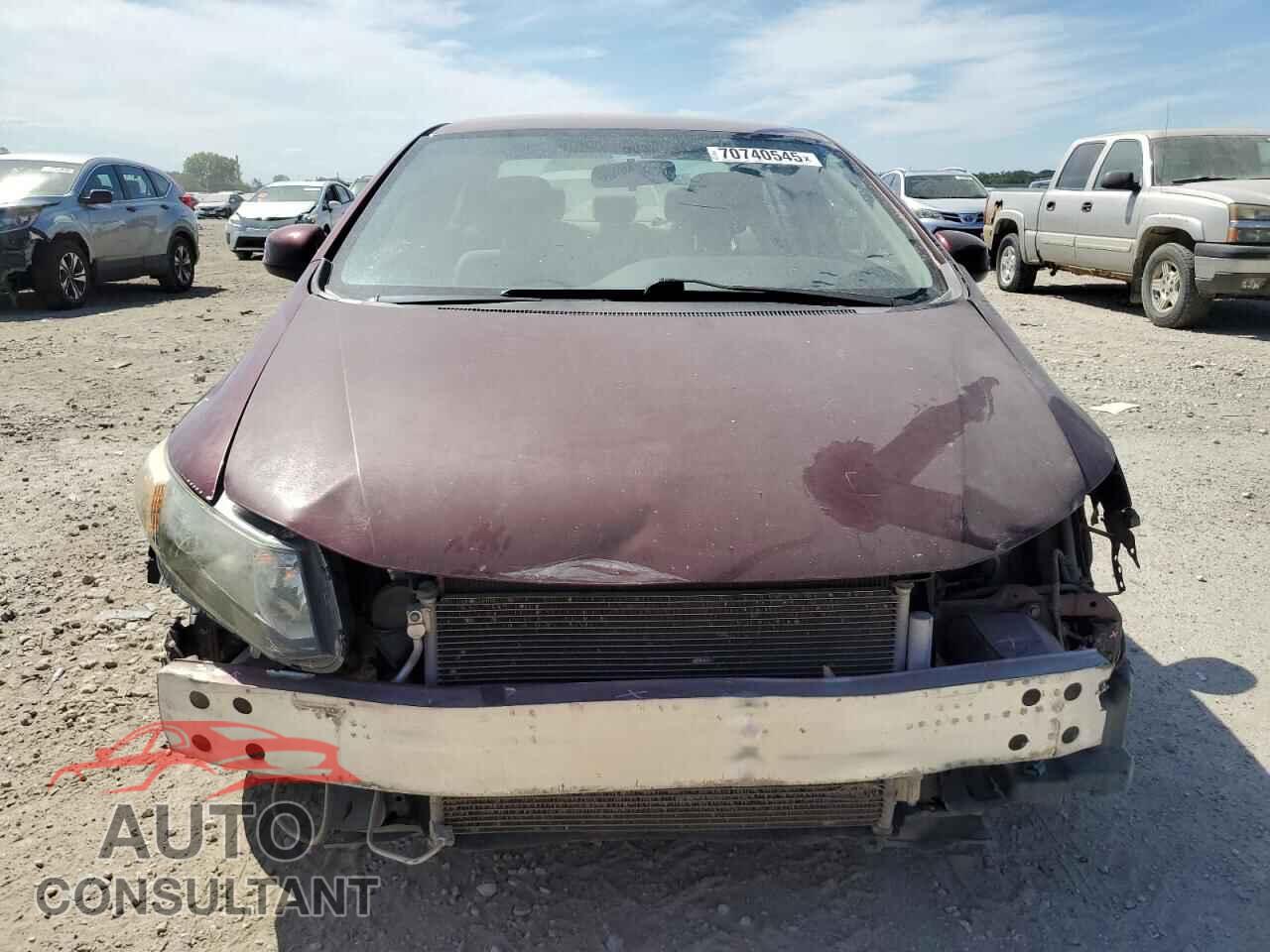 HONDA CIVIC 2012 - JHMFB2F52CS003606