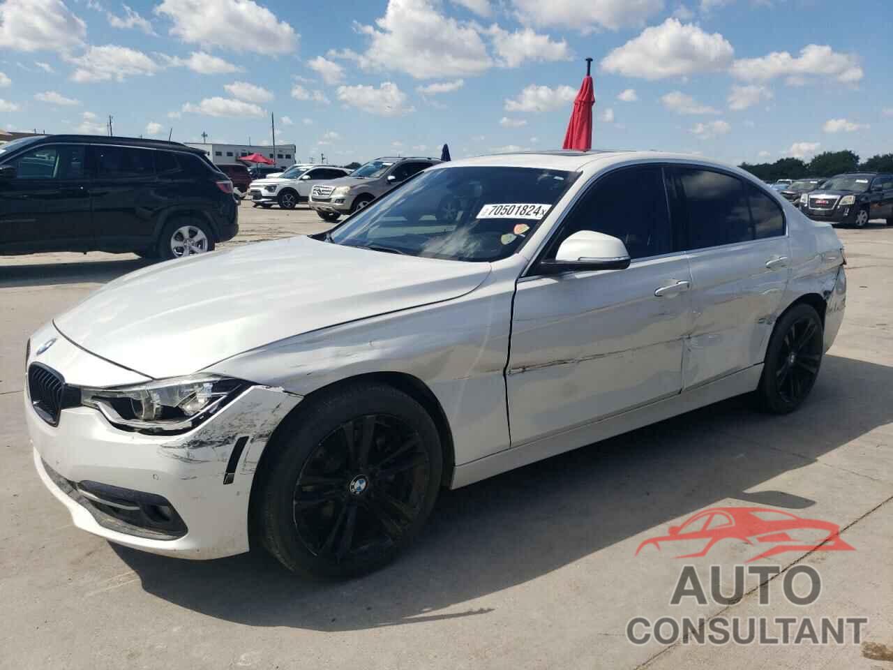 BMW 3 SERIES 2017 - WBA8B9G36HNU56534