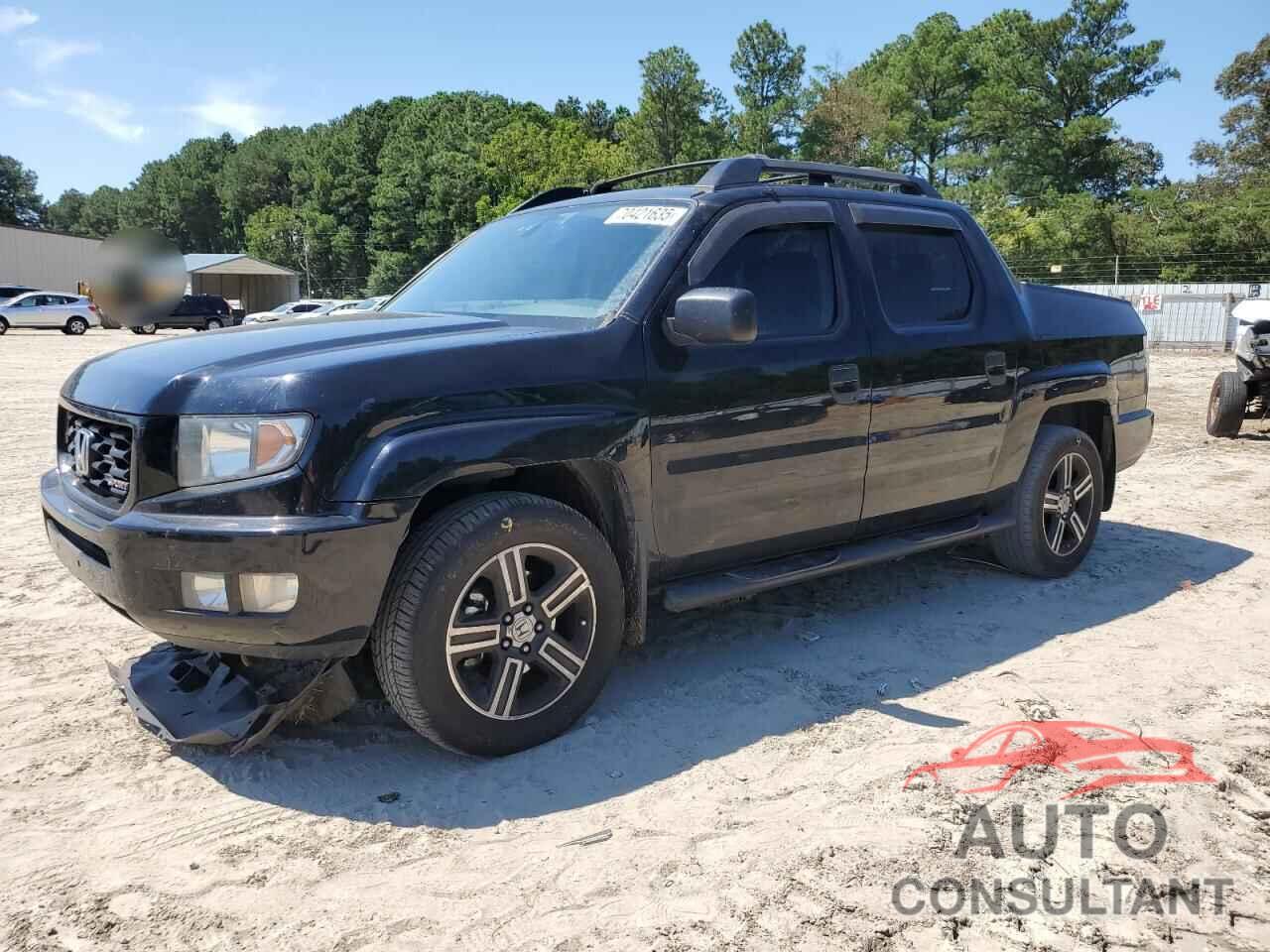 HONDA RIDGELINE 2013 - 5FPYK1F7XDB014235