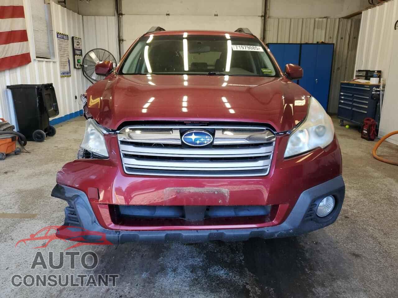 SUBARU OUTBACK 2013 - 4S4BRBCC7D3201605