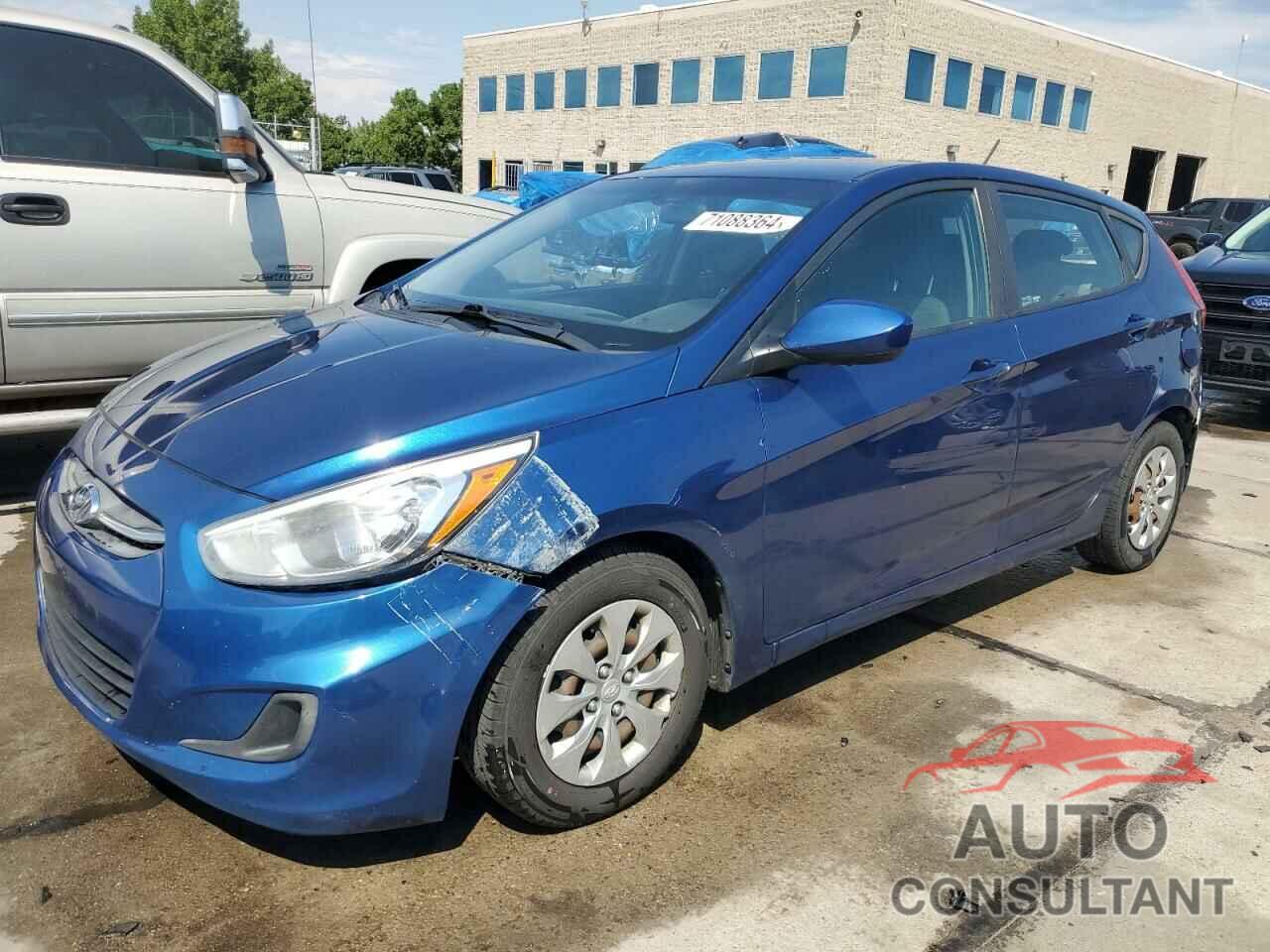 HYUNDAI ACCENT 2017 - KMHCT5AE0HU313268