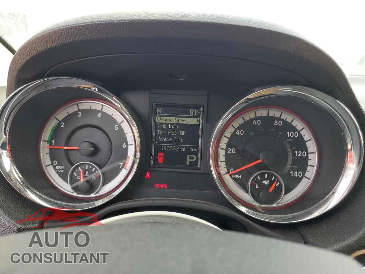 DODGE DURANGO 2011 - 1D4RD5GGXBC600024
