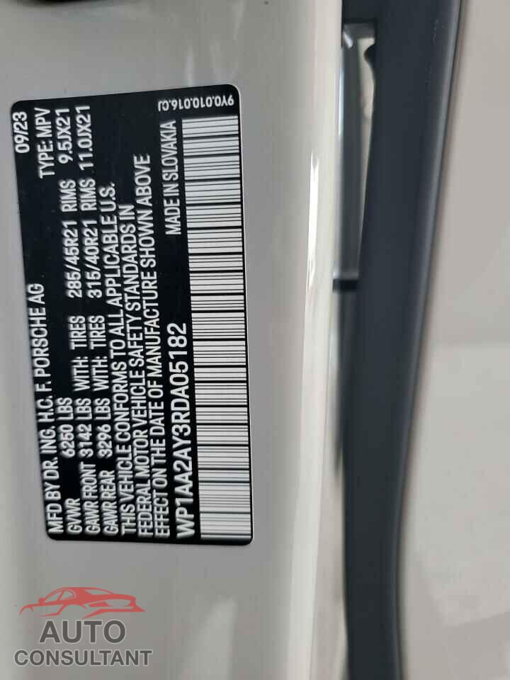 PORSCHE CAYENNE 2024 - WP1AA2AY3RDA05182