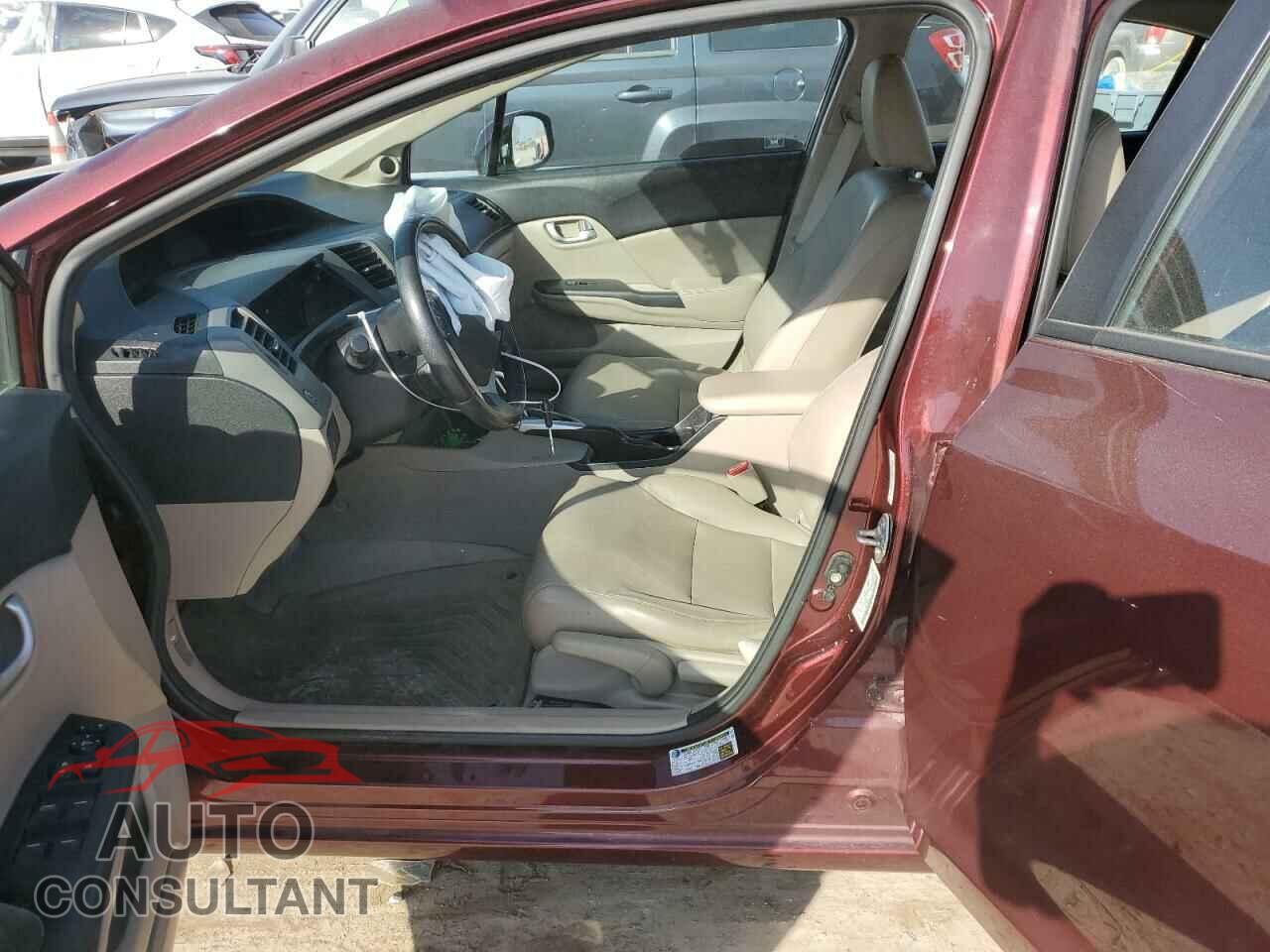 HONDA CIVIC 2012 - 19XFB2F93CE035066