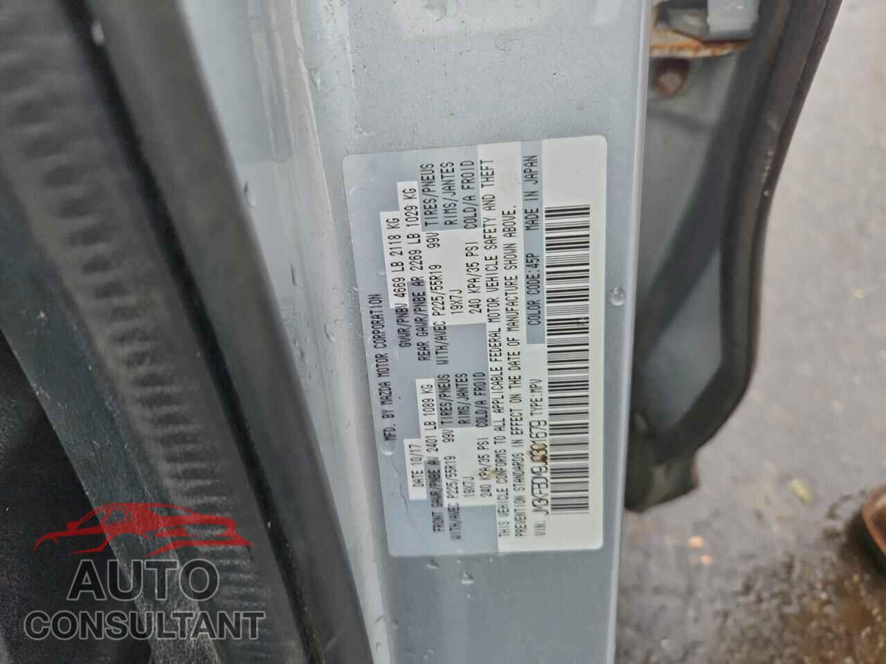 MAZDA CX-5 2018 - JM3KFBDM9J0301679