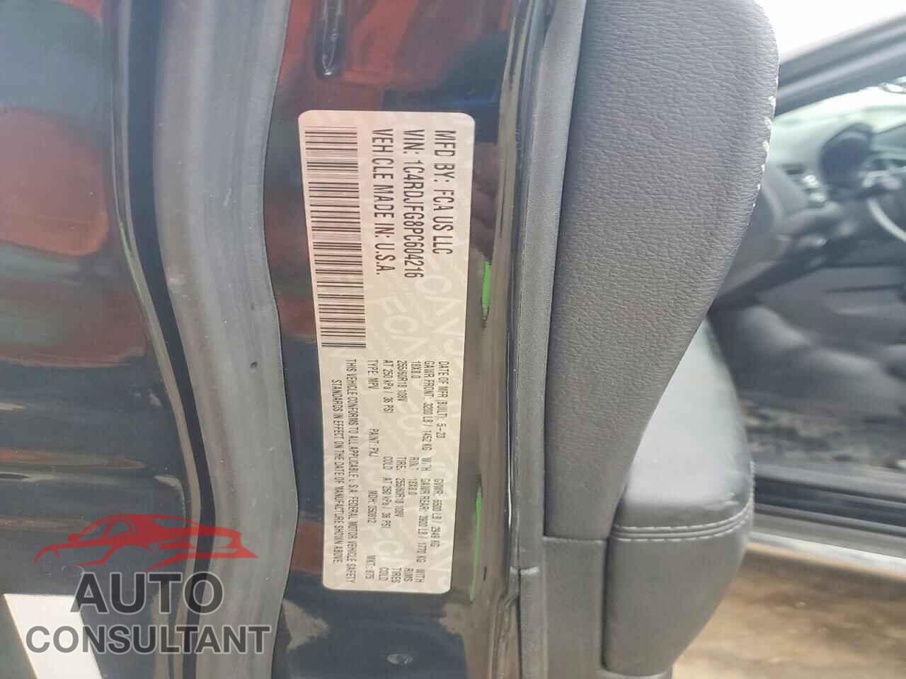 DODGE DURANGO 2023 - 1C4RDJFG8PC604216