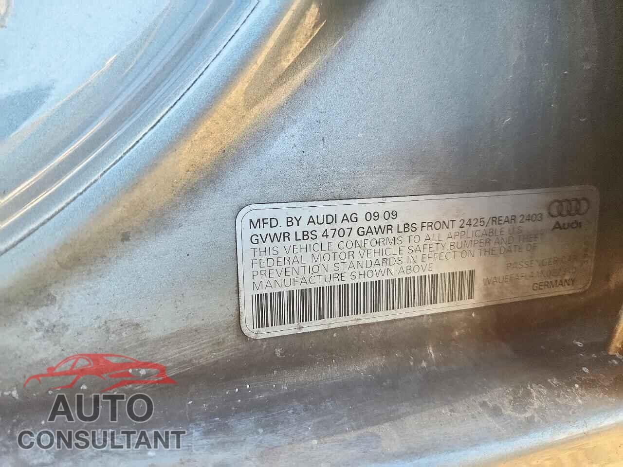 AUDI A4 2010 - WAUEFAFL4AN022340