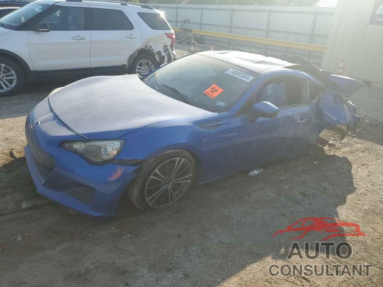 SUBARU BRZ 2013 - JF1ZCAB13D1608157