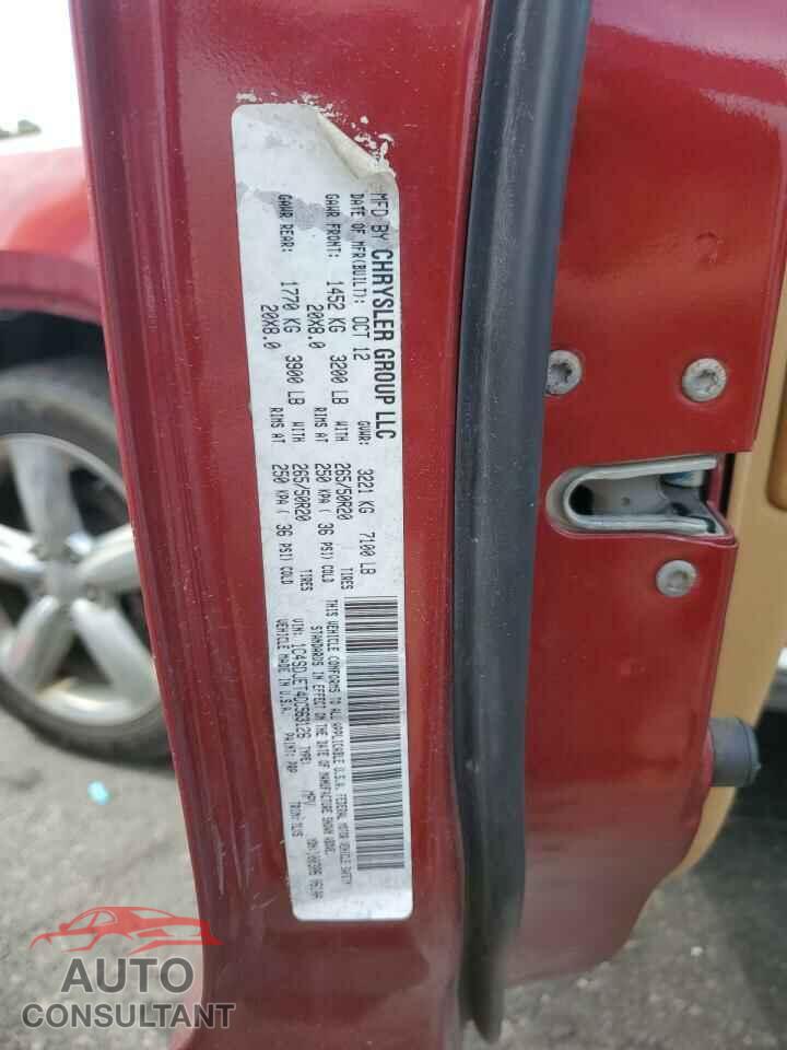 DODGE DURANGO 2013 - 1C4SDJET4DC563126