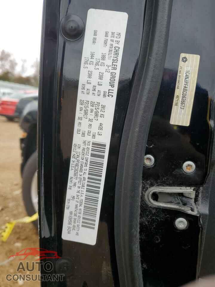 JEEP PATRIOT 2012 - 1C4NJPFA8CD626677