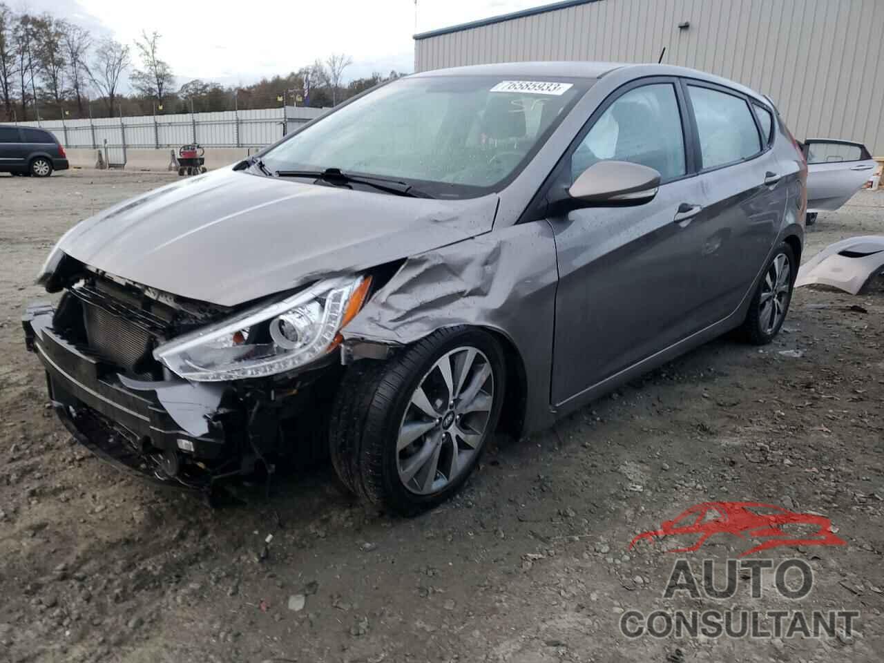 HYUNDAI ACCENT 2017 - KMHCU5AE2HU357091