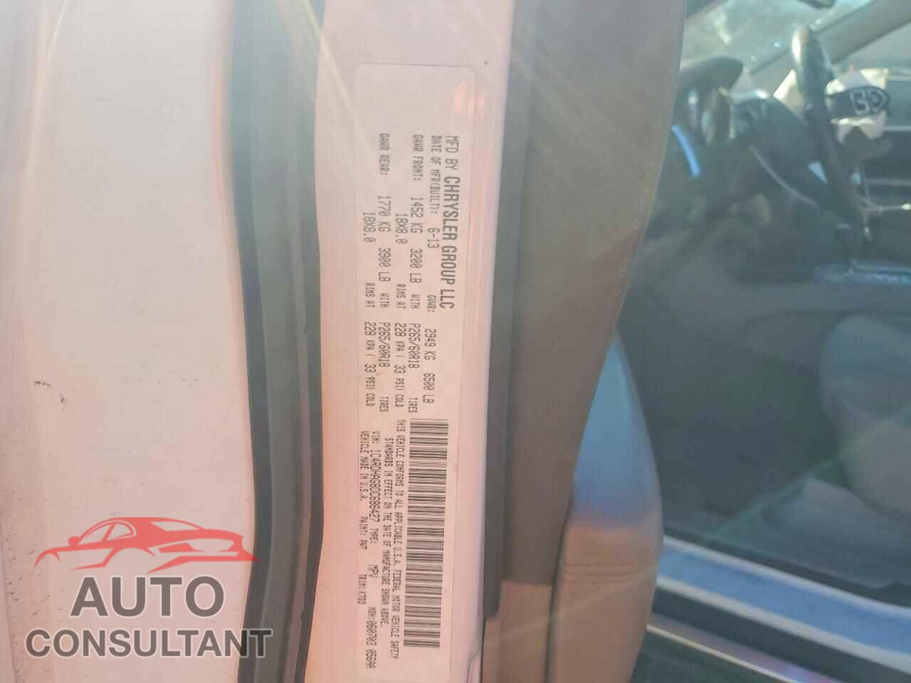 DODGE DURANGO 2013 - 1C4RDHAG8DC686427