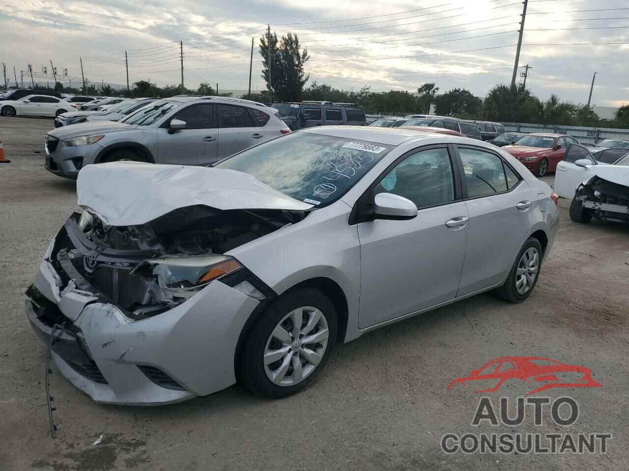 TOYOTA COROLLA 2015 - 2T1BURHE6FC354525