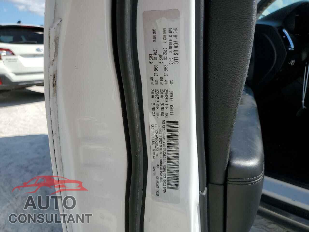 DODGE DURANGO 2015 - 1C4RDHAG0FC809950