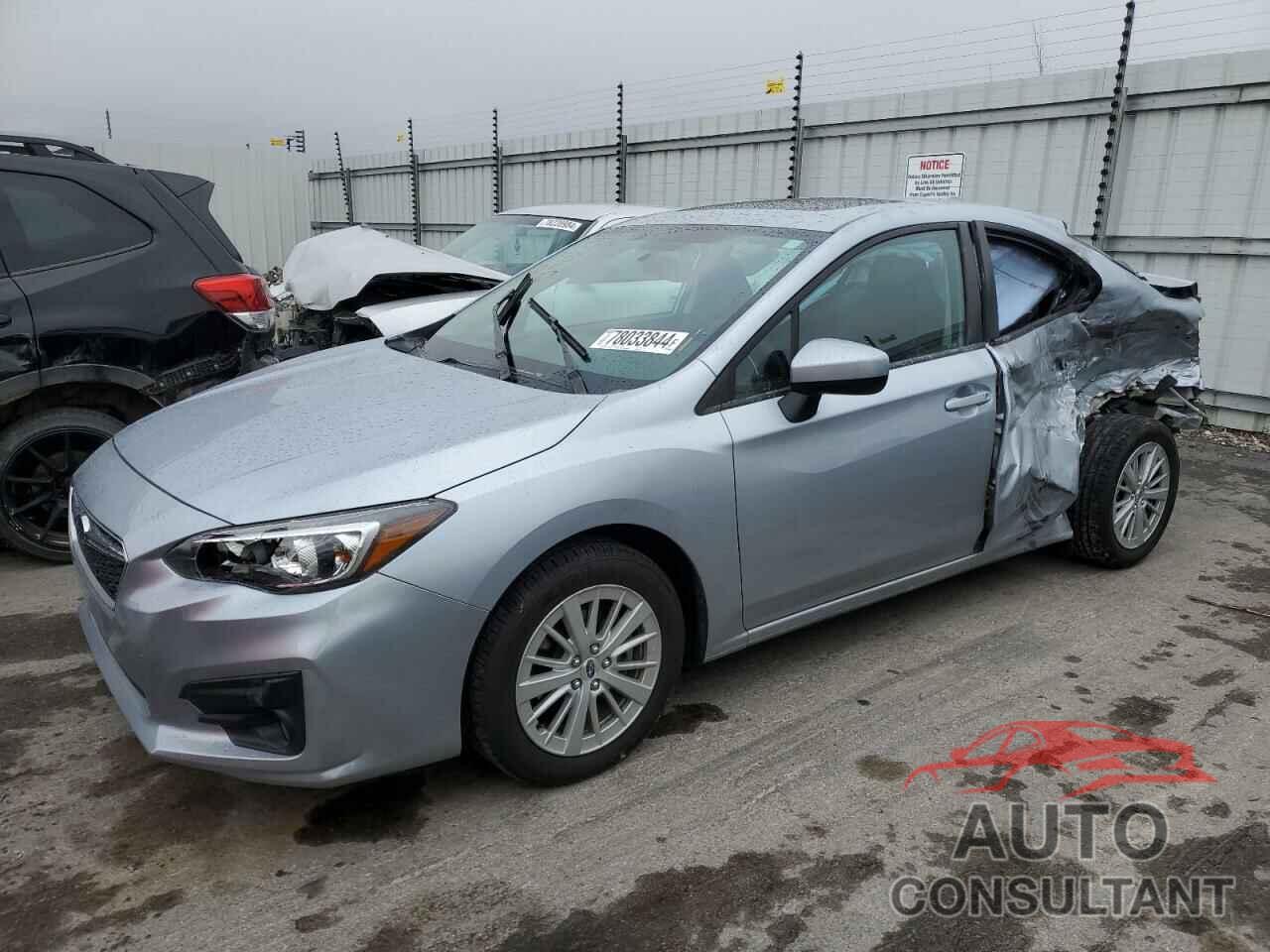 SUBARU IMPREZA 2017 - 4S3GKAD6XH3609426