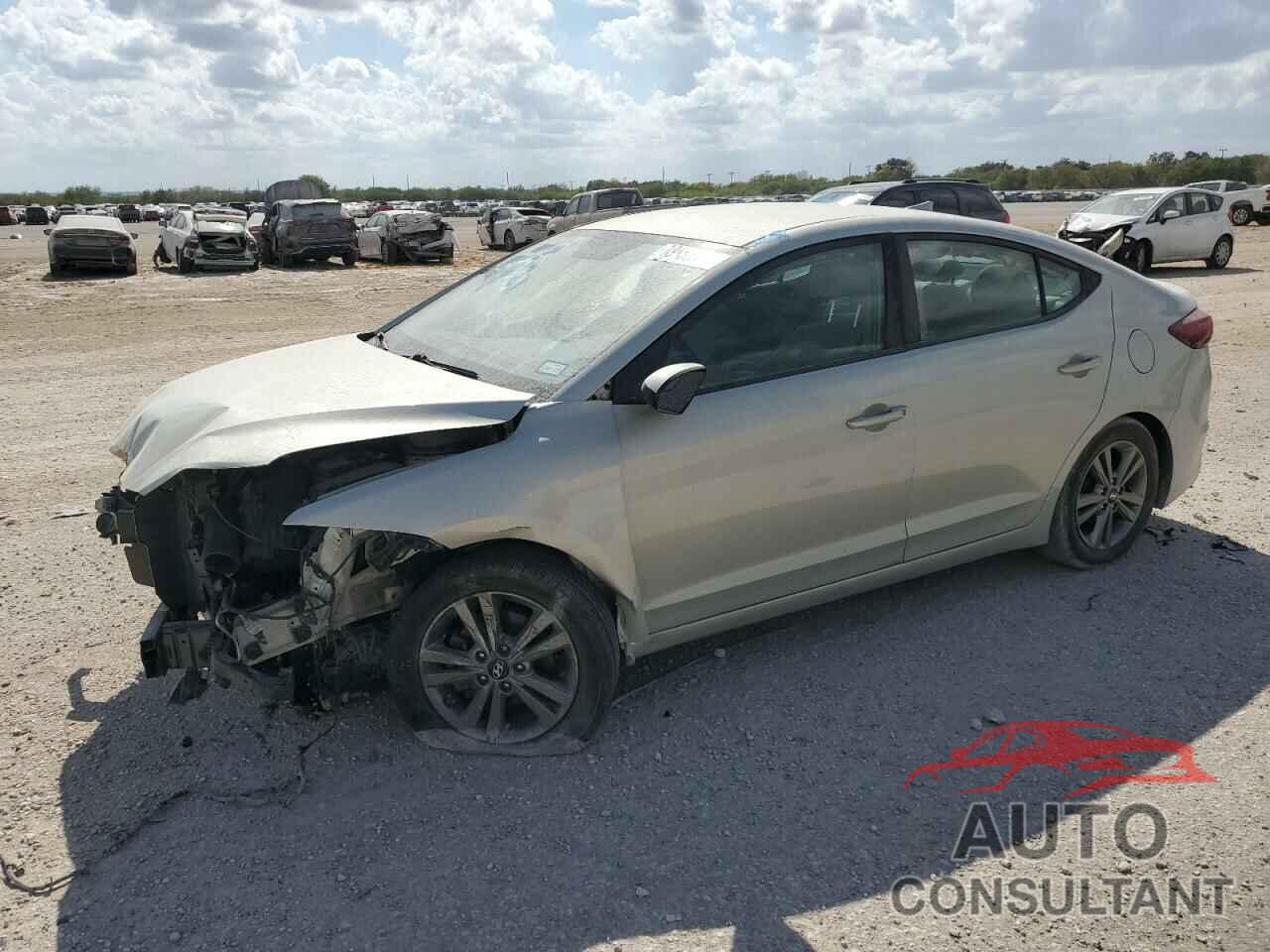 HYUNDAI ELANTRA 2017 - KMHD84LF7HU193572