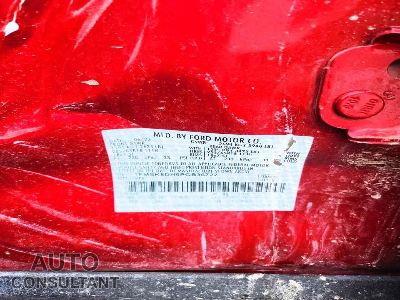 FORD EXPLORER 2023 - 1FMSK8DH5PGB36722