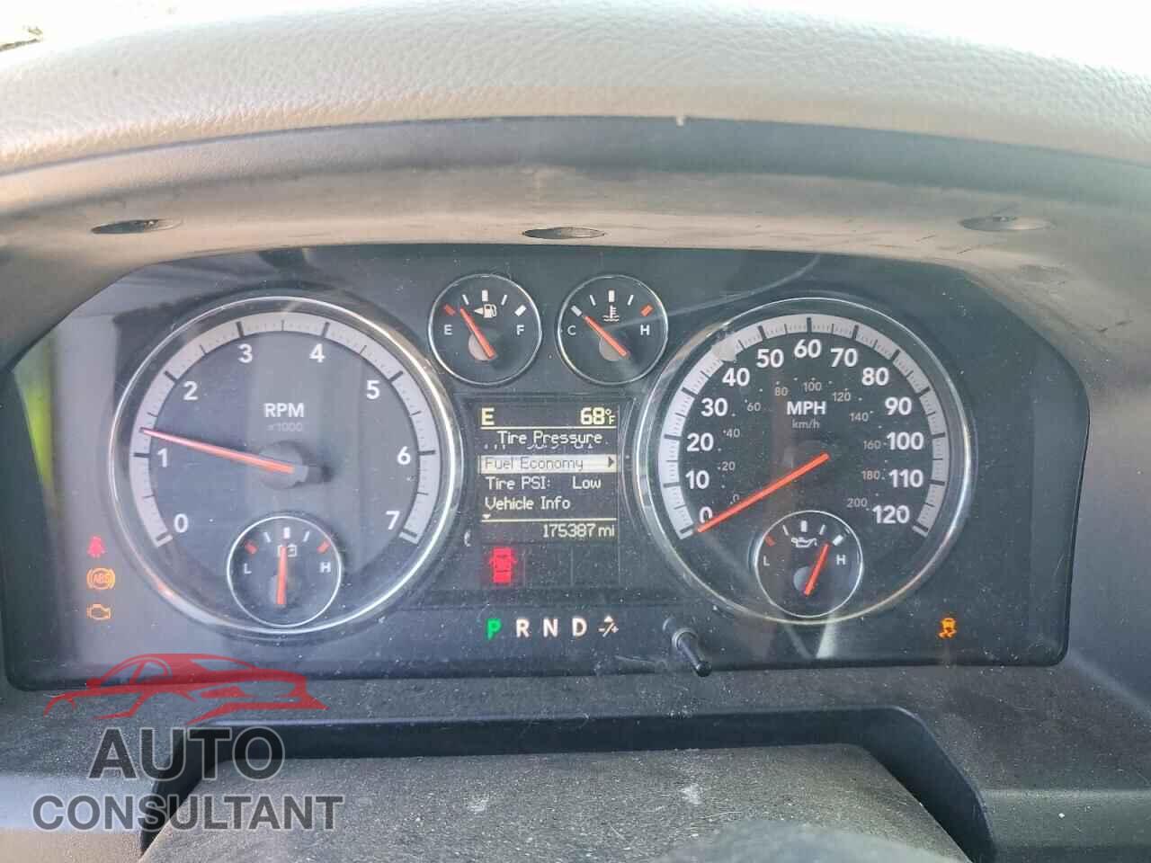 DODGE RAM 1500 2012 - 1C6RD6LTXCS318065