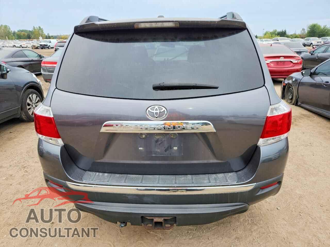 TOYOTA HIGHLANDER 2012 - 5TDZA3EH6CS025622
