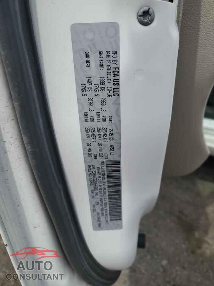 DODGE CARAVAN 2017 - 2C4RDGCG2HR595965