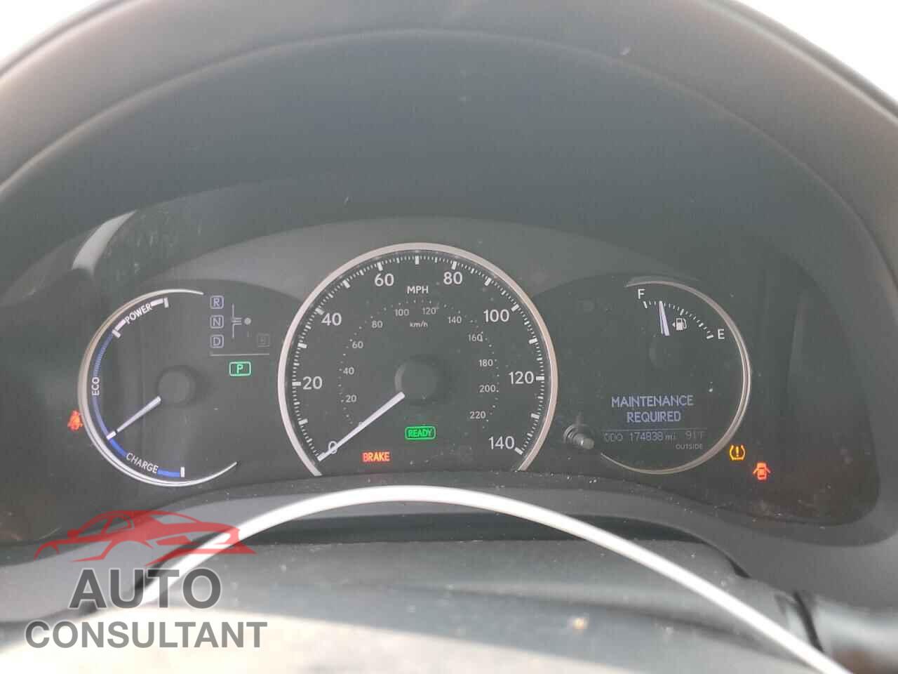 LEXUS CT 200 2013 - JTHKD5BH2D2139634